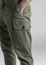 Ανδρικό παντελόνι κάργκο Cosi Jeans - 66-LOMMO OLIVE - cargo pants olive