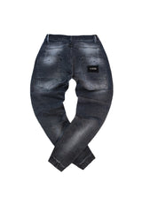Ανδρικό τζιν παντελόνι με λάστιχο cosi jeans -66-MAGGIO 9- regular fit Black elasticated