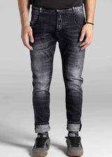 Ανδρικό τζιν παντελόνι Cosi Jeans -66-MAGGIO 6 -DARK GREY jeans regular fit σκούρο γκρι