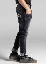 Ανδρικό τζιν παντελόνι Cosi Jeans -66-MAGGIO 6 -DARK GREY jeans regular fit σκούρο γκρι