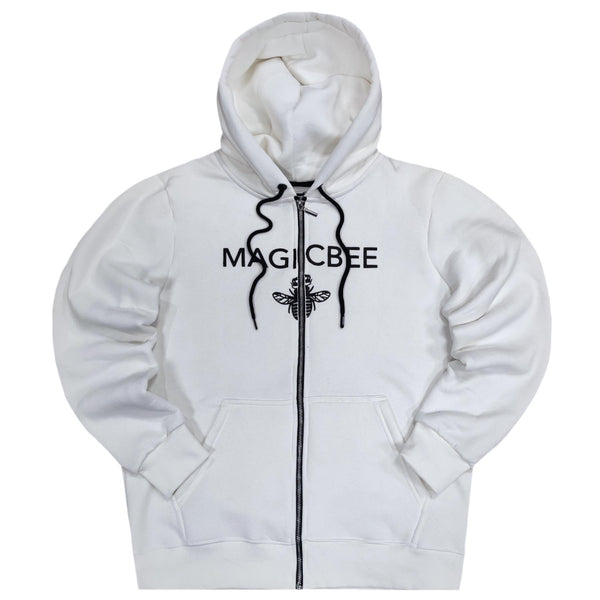 Magicbee - MB23600 - split logo jacket - white