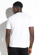 Ανδρική κοντομάνικη μπλούζα Magic bee - MB2407 - foil logo λευκό