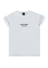 Ανδρική κοντομάνικη μπλούζα Magicbee - MB2501 - Originals Logo Tee - λευκό