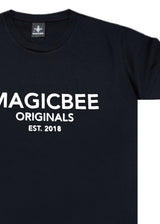 Ανδρική κοντομάνικη μπλούζα Magicbee - MB2502B - Originals Logo Tee - μαύρο