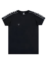Ανδρική κοντομάνικη μπλούζα Magicbee - MB2503 - Reflected Logo Tape Tee - Black (Special Edition)