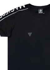 Ανδρική κοντομάνικη μπλούζα Magicbee - MB2503 - Reflected Logo Tape Tee - Black (Special Edition)