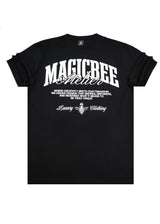 Αντρική κοντομάνικη μπλούζα Magic Bee - MB2513 - atelier oversized μαύρο