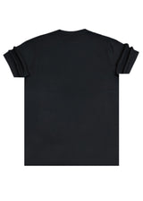 Αντρική κοντομάνικη μπλούζα Magic Bee - MB2513 - atelier oversized μαύρο