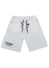Ανδρική βερμούδα Magicbee - MB2551 - Originals Logo Shorts λευκό
