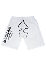 Ανδρική βερμούδα Magicbee - MB2552B - Originals Logo Shorts λευκό