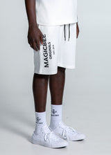 Ανδρική βερμούδα Magicbee - MB2552B - Originals Logo Shorts λευκό