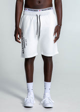 Ανδρική βερμούδα Magicbee - MB2552B - Originals Logo Shorts λευκό