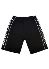 Ανδρική βερμούδα Magicbee - MB2553 - Reflected Logo Tape Shorts - Black (Special Edition)