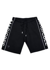 Ανδρική βερμούδα Magicbee - MB2553 - Reflected Logo Tape Shorts - Black (Special Edition)