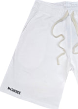 Ανδρική βερμούδα Magicbee - MB2558 - Matt Logo Shorts λευκό