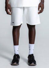 Ανδρική βερμούδα Magicbee - MB2558 - Matt Logo Shorts λευκό