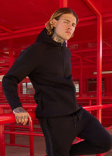 Ανδρική ζακέτα με τρέσα Vinyl Art Clothing -32332-01 -Line Motion Zip Hoodie μαύρη