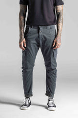 Ανδρικό παντελόνι κάργκο Cosi Jeans - 66-OSAKA - cargo pants regular fit σκούρο γκρι