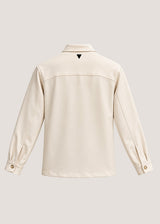 VITTORIO - Ανδρικό πουκάμισο overshirt - Εκρού 300-2627-LUCIANO