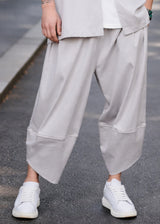 Ανδρικό παντελόνι με άνετη γραμμή Tony Couper-P26/1-grey loose pants γκρι