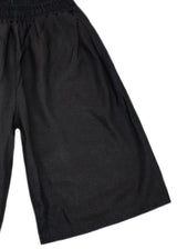 Ανδρική βερμούδα υφασμάτινη Tony Couper-PC25/1-black basic oversized shorts
