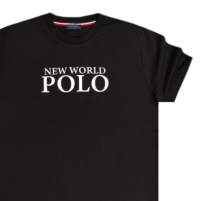 New World Polo - POLO-2030 - logo t-shirt - black