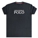 New World Polo - POLO-2030 - logo t-shirt - navy