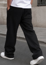 GUF CLOTHING Ανδρική φόρμα με χνούδι - Μαύρη RMM-8870