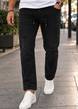 GUF CLOTHING - Ανδρικό τζιν παντελόνι Regular - Μαύρο S128