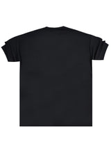 Ανδρική κοντομάνικη μπλούζα Close Society - S25-10 - simple oversized μαύρο