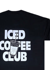 Ανδρική κοντομάνικη μπλούζα Close society - S25-108 - iced coffee oversized -μαύρο