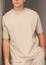 Close Society - Ανδρικό t-shirt regular fit - Μπεζ S25-10