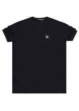 Ανδρική κοντομάνικη μπλούζα Tony Couper - T25/12 - black cube regular fit μαύρο