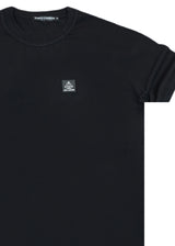 Ανδρική κοντομάνικη μπλούζα Tony Couper - T25/12 - black cube regular fit μαύρο