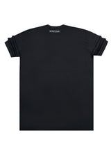 Ανδρική κοντομάνικη μπλούζα Tony Couper - T25/12 - black cube regular fit μαύρο