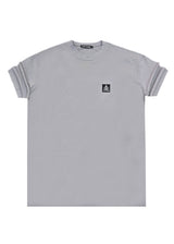 Ανδρική κοντομάνικη μπλούζα Tony Couper - T25/12 - grey cube regular fit γκρι ανοιχτό