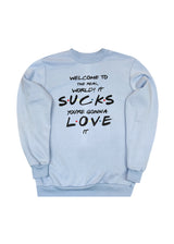 Ανδρικό μακρυμάνικο φούτερ Tony couper-S26/2-ciel Friends