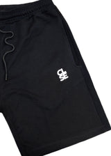 Ανδρική βερμούδα Close society - S25-400 - CLSE logo shorts μαύρο