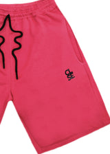 Ανδρική βερμούδα Close society - S25-400 - CLSE logo shorts φούξια