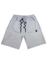 Ανδρική βερμούδα Close society - S25-400 - CLSE logo shorts γκρι