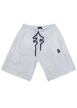 Ανδρική βερμούδα Close society - S25-400 - CLSE logo shorts λευκό