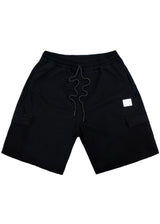 Ανδρική κάργκο βερμούδα Close society - S25-500 - 3d logo cargo shorts μαύρο