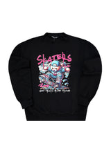 Ανδρικό μακρυμάνικο φούτερ Tony couper - S26/1-black skatebear