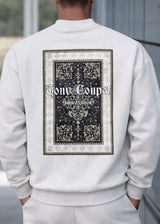 Ανδρικό μακρυμάνικο φούτερ Tony couper-S26/10-white carpet