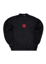 Ανδρικό μακρυμάνικο φούτερ Tony couper-S26/8-black red TC