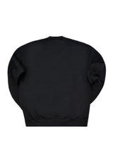 Ανδρικό μακρυμάνικο φούτερ Tony couper-S26/8-black red TC