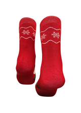 Χριστουγεννιάτικες κάλτσες V-tex - snowman socks - κόκκινο