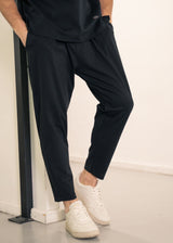 Ανδρικό υφασμάτινο παντελόνι Close Society - SP25-10 - simple oversized pants μαύρο