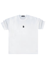 Ανδρική κοντομάνικη μπλούζα oversized Close society-STO-200-white i like dogs more than people