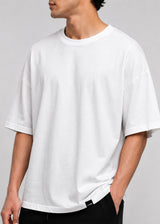 CLOSE SOCIETY - Ανδρικό oversized t-shirt Haters - Λευκό STO-303